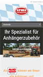 Mobile Screenshot of irmi-fischbacher.de